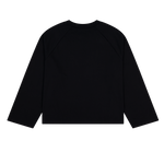 Crew Raglan Black/Black | CHECKS DOWNTOWN