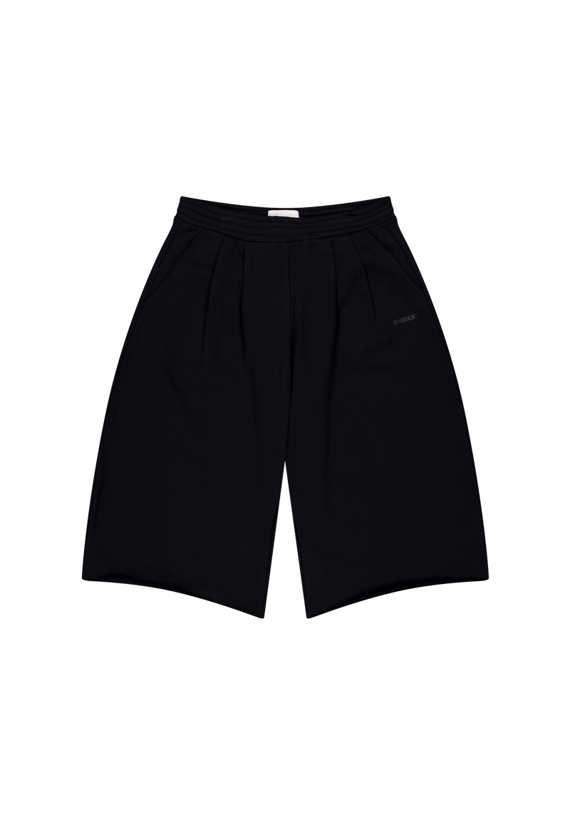 Lark Sweatshorts Black | CHECKS DOWNTOWN