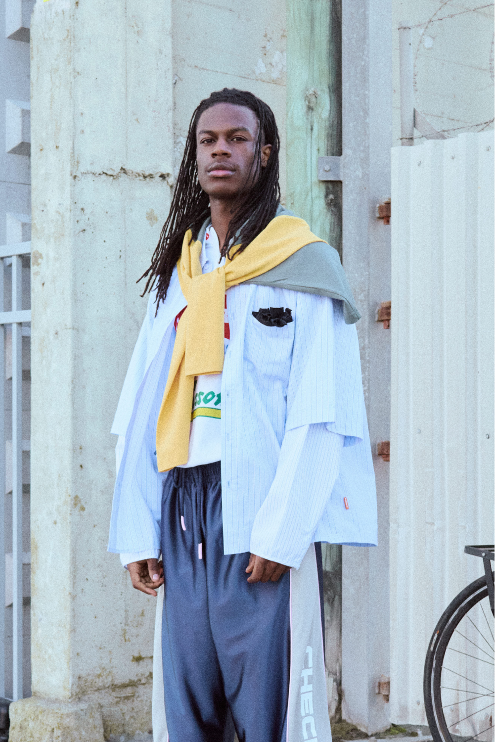 Layered Shirt Mixed Stripe | CHECKS DOWNTOWN