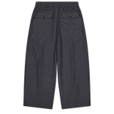 Hakama Pants Charcoal Pinstripe | CHECKS DOWNTOWN