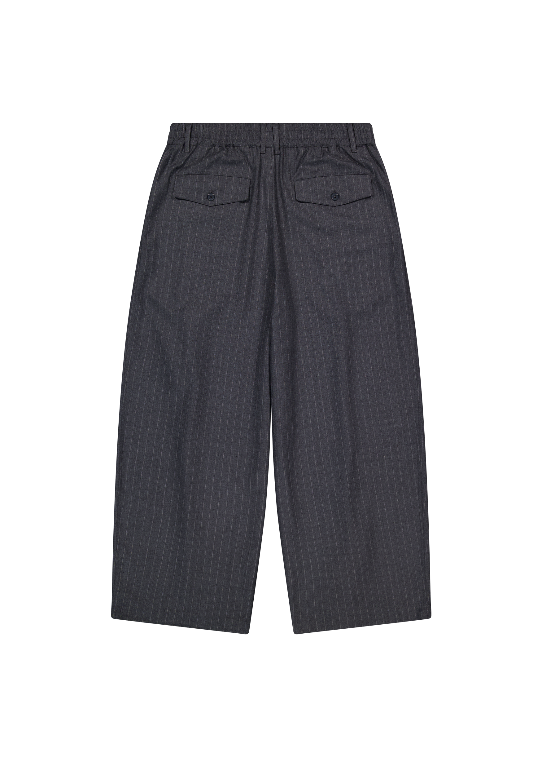 Hakama Pants Charcoal Pinstripe | CHECKS DOWNTOWN