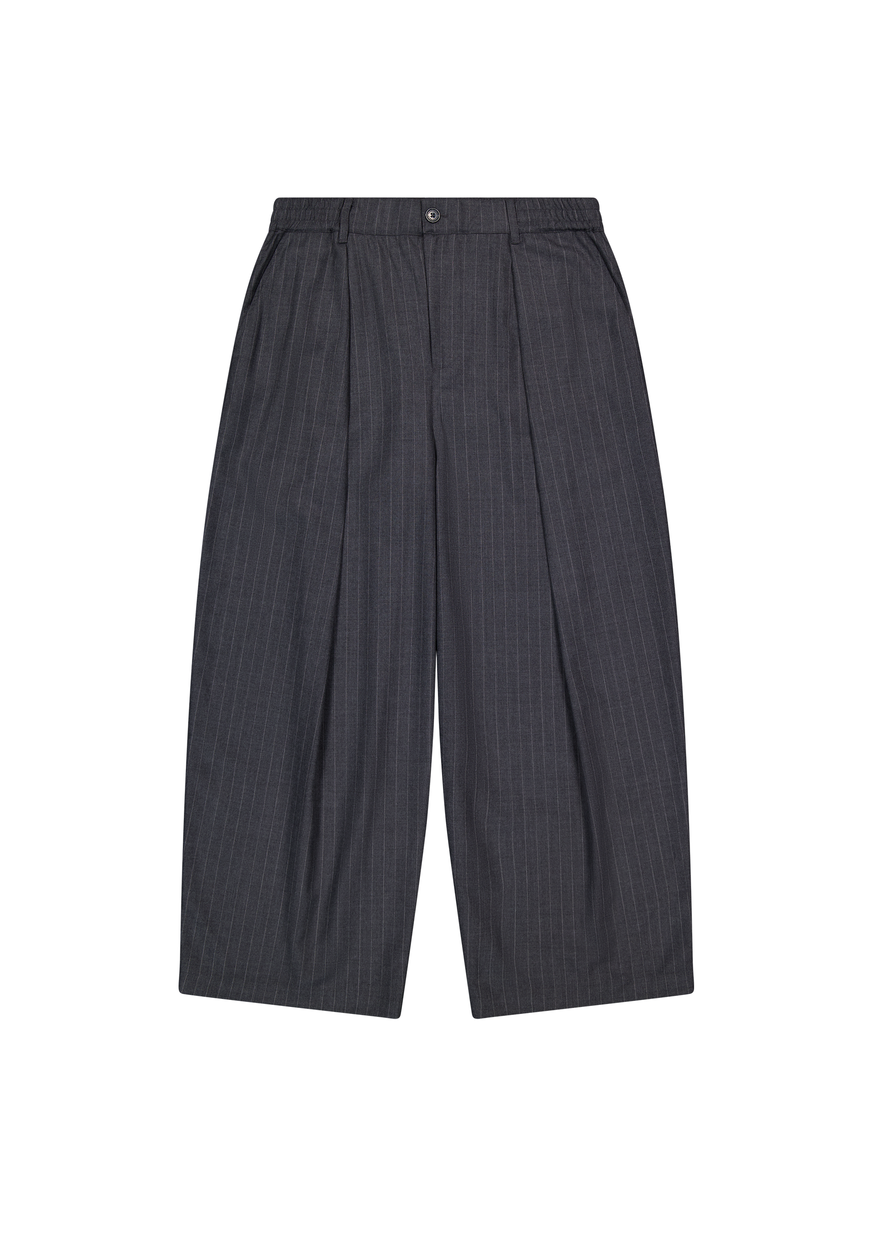 Hakama Pants Charcoal Pinstripe | CHECKS DOWNTOWN