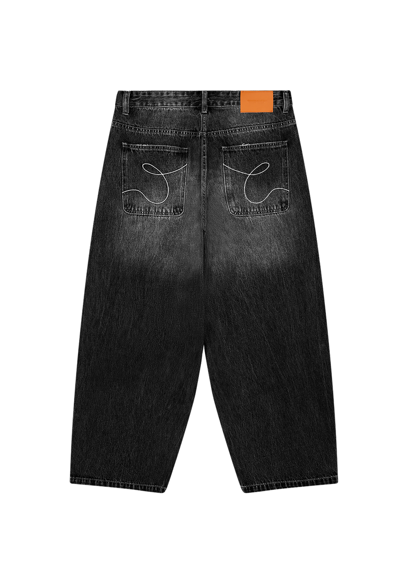 Puddle Jeans Black Wash