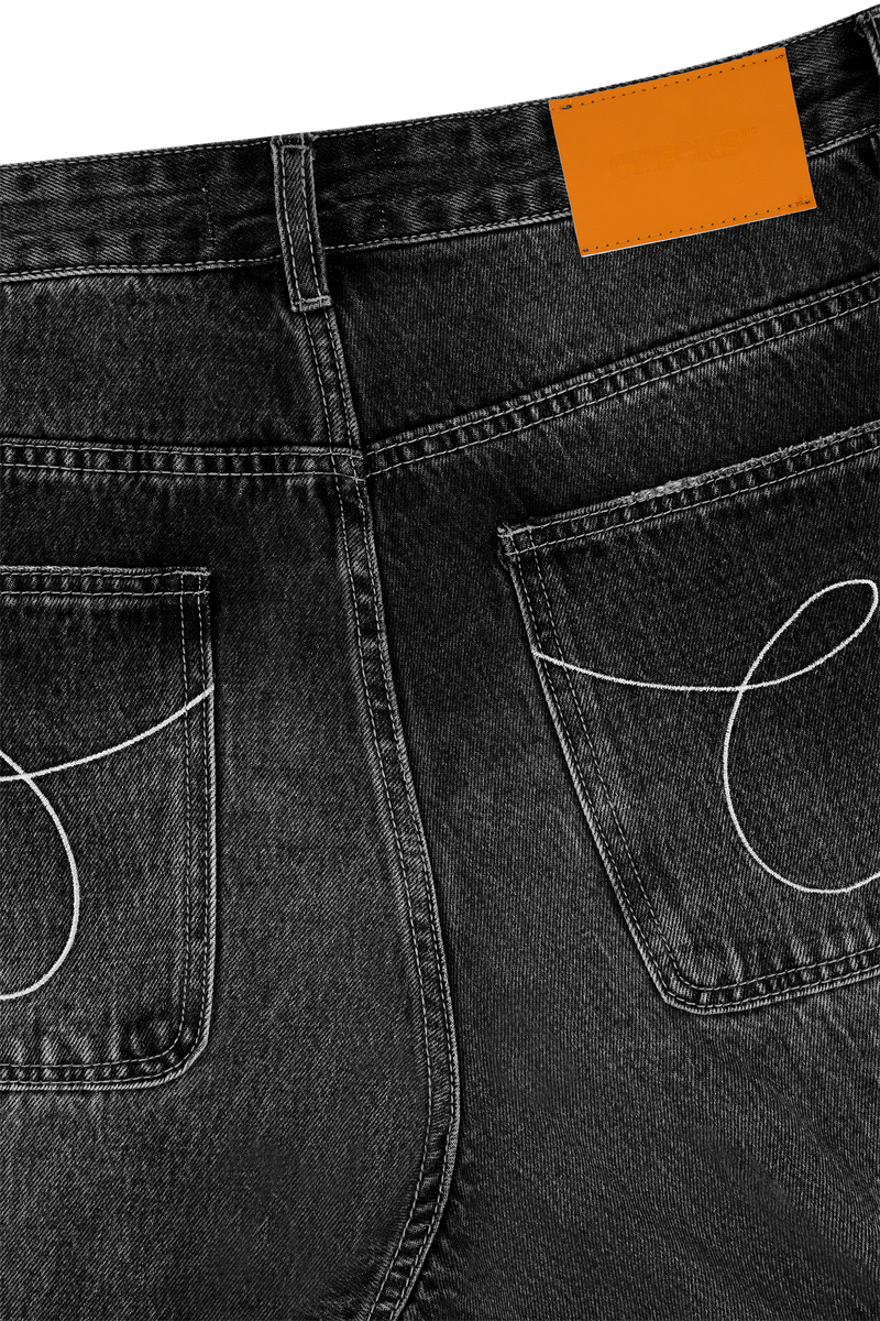 Puddle Jeans Black Wash