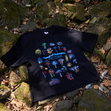 Fungi of Aotearoa Tee Black | CHECKS DOWNTOWN