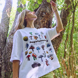 Fungi of Aotearoa Tee White | CHECKS DOWNTOWN