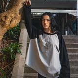 Crew Raglan Jersey Ash/Black