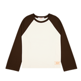 Crew Raglan Jersey Cream/Brown