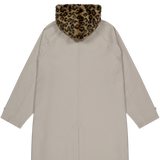 Raglan Overcoat Taupe | CHECKS DOWNTOWN