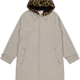 Raglan Overcoat Taupe | CHECKS DOWNTOWN