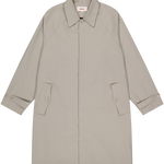 Raglan Overcoat Taupe | CHECKS DOWNTOWN