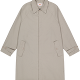 Raglan Overcoat Taupe | CHECKS DOWNTOWN