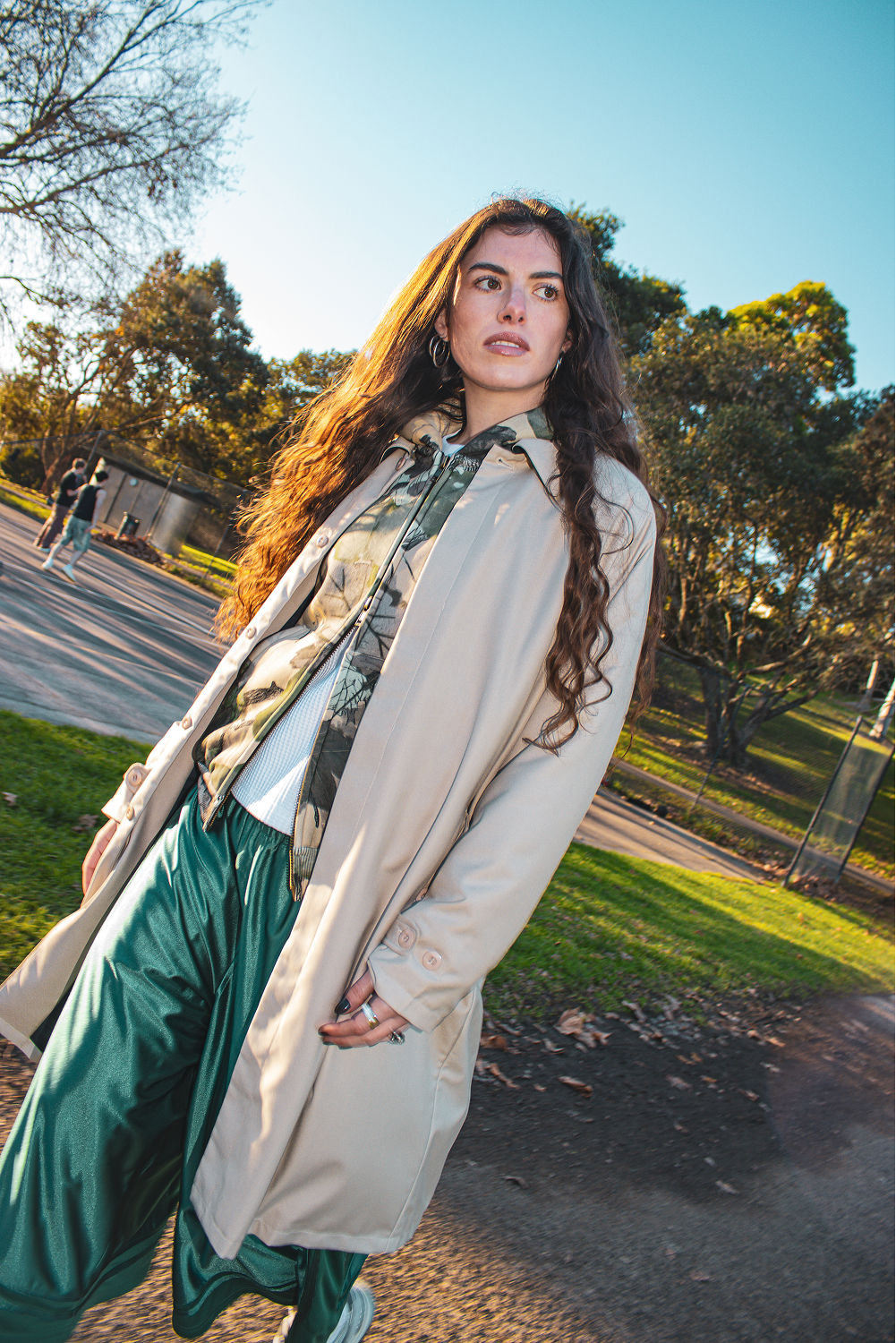 Raglan Overcoat Taupe | CHECKS DOWNTOWN