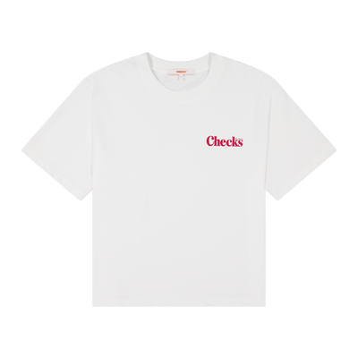 Rodeo Tee White | CHECKS DOWNTOWN
