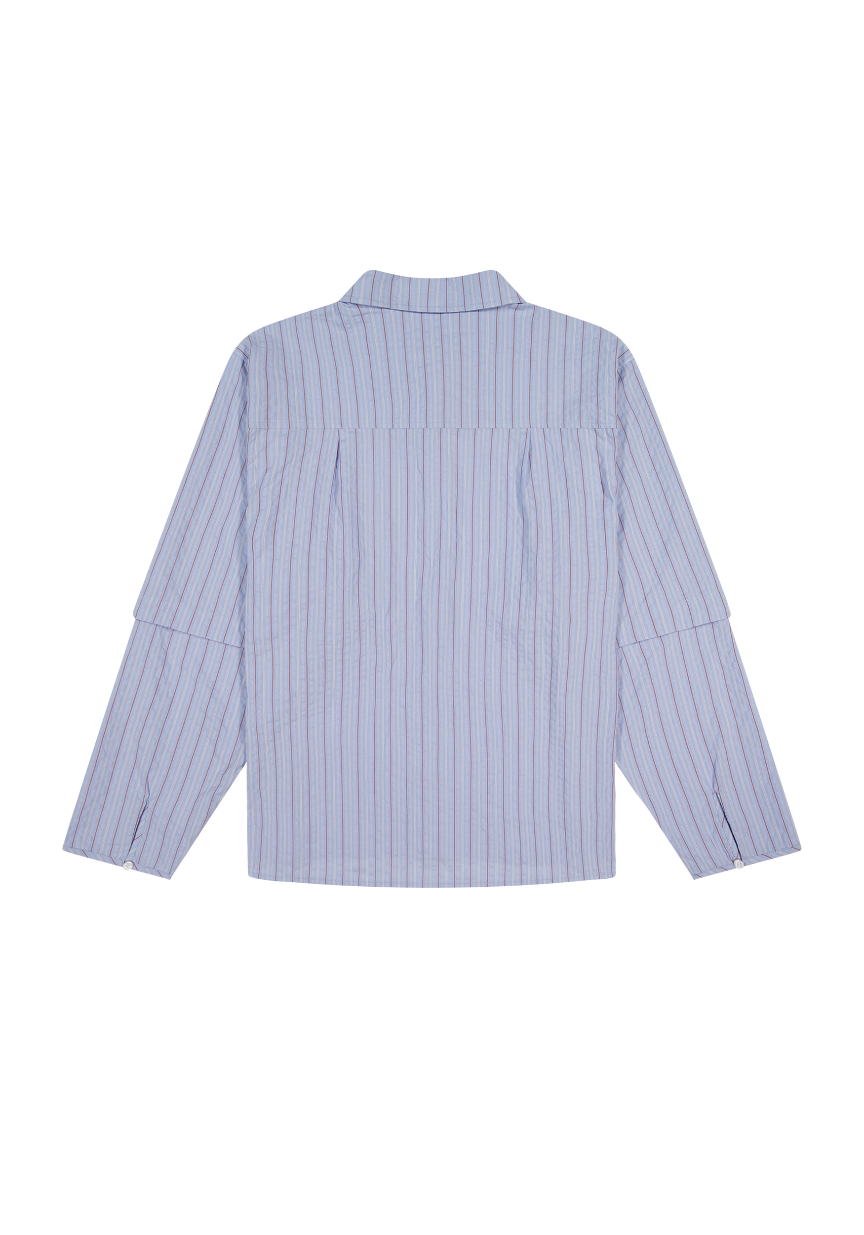 Layered Shirt Blue Stripe | CHECKS DOWNTOWN
