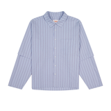 Layered Shirt Blue Stripe | CHECKS DOWNTOWN