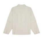 Layered Shirt Cream Stripe | CHECKS DOWNTOWN