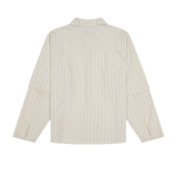 Layered Shirt Cream Stripe | CHECKS DOWNTOWN