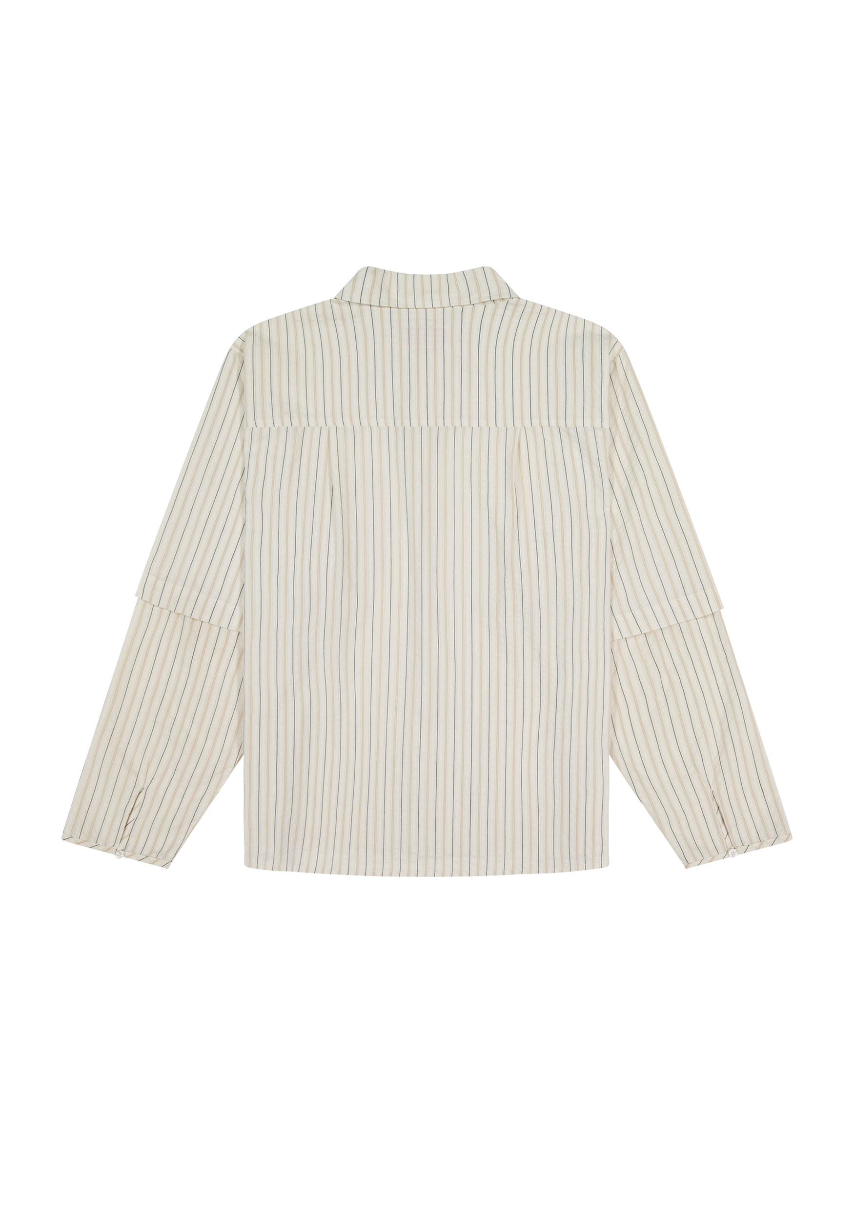 Layered Shirt Cream Stripe | CHECKS DOWNTOWN