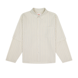 Layered Shirt Cream Stripe | CHECKS DOWNTOWN