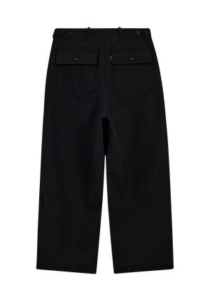 Super Baggy Fatigue Pants Black | CHECKS DOWNTOWN