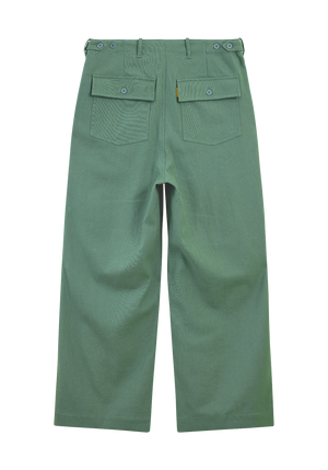 Super Baggy Fatigue Pants Olive | CHECKS DOWNTOWN