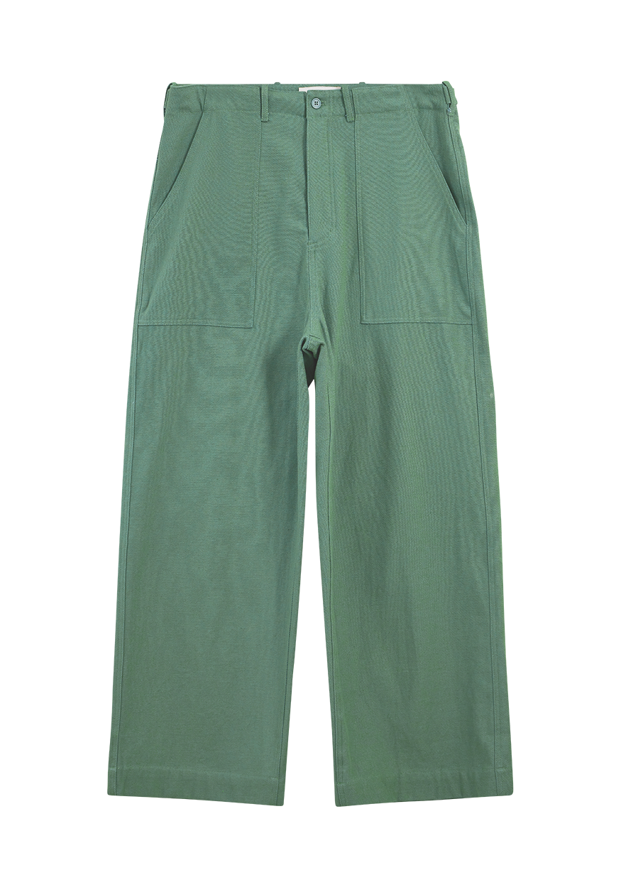 Super Baggy Fatigue Pants Olive | CHECKS DOWNTOWN