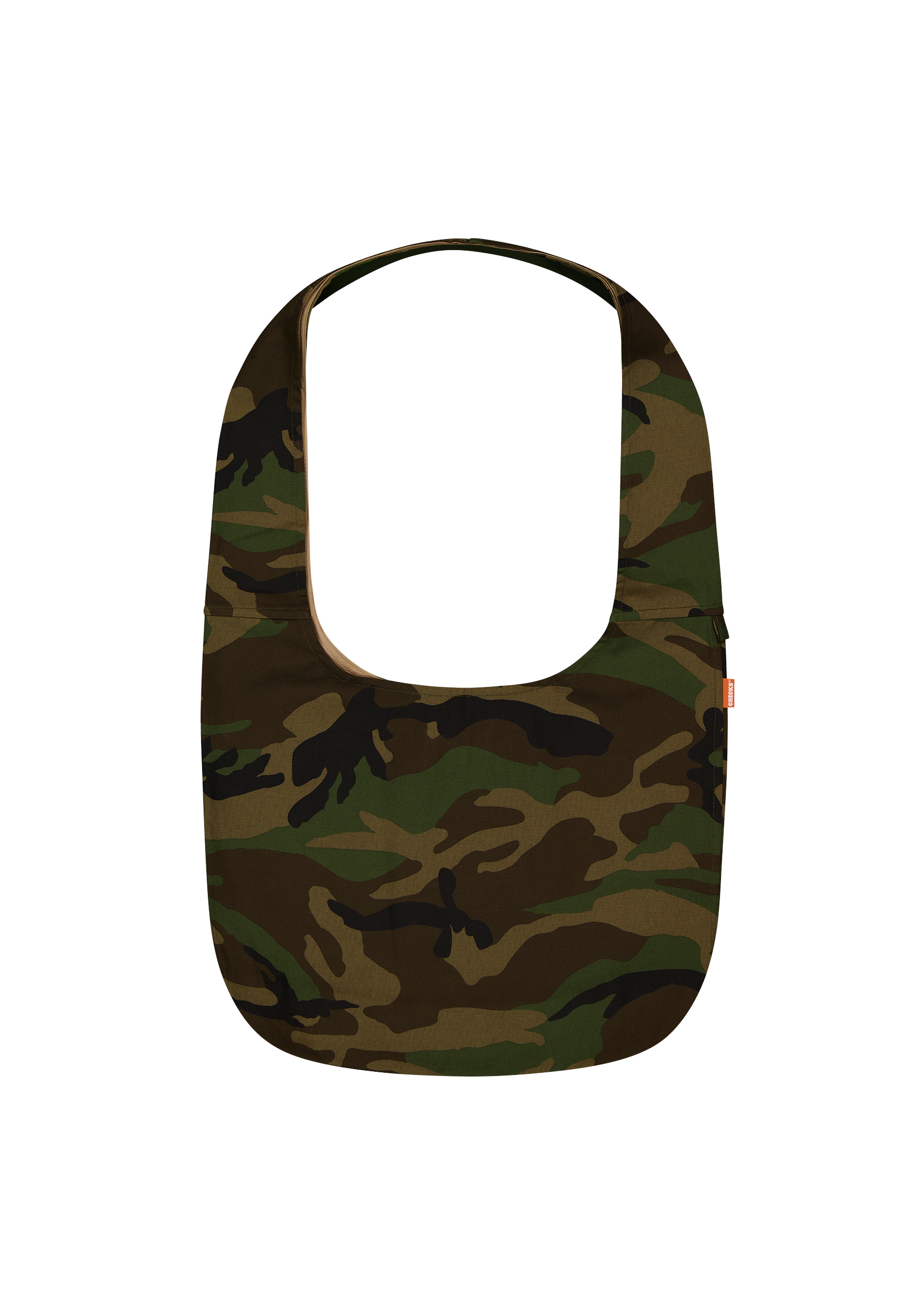 Swing Tote Woodland Camo | CHECKS DOWNTOWN