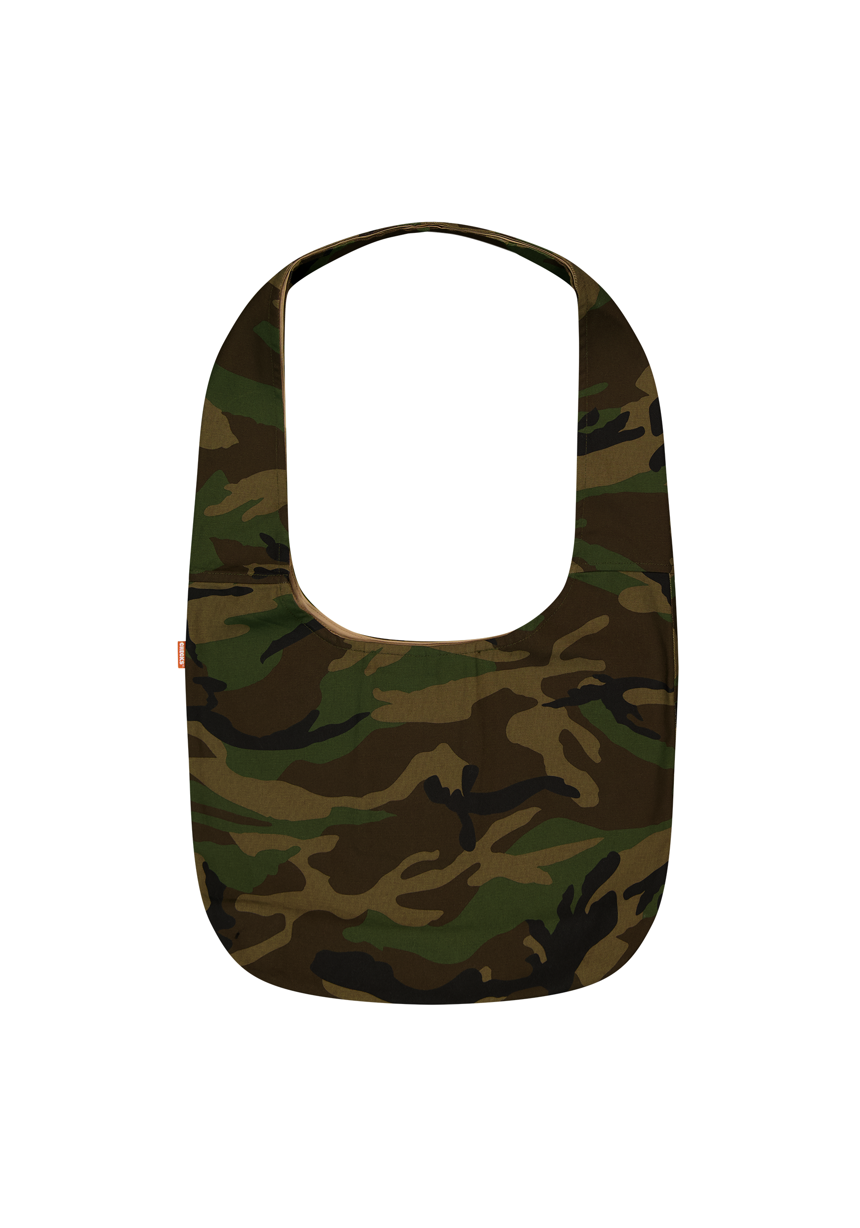 Swing Tote Woodland Camo | CHECKS DOWNTOWN