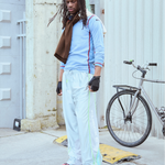 Swisha Track Pants Silver | CHECKS DOWNTOWN