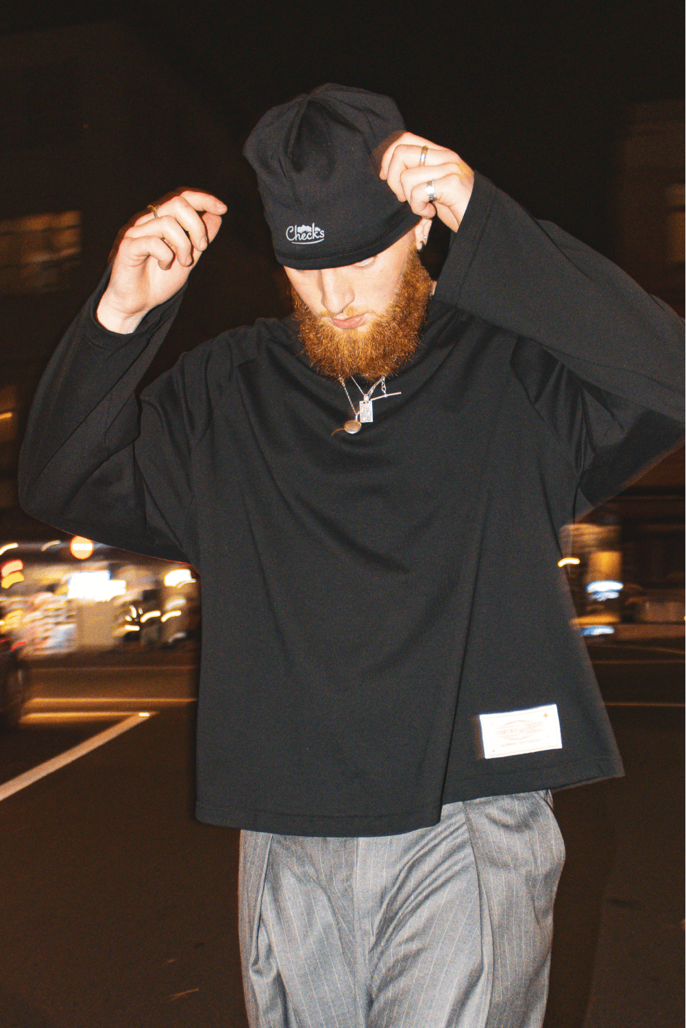 Tech Beanie Black | CHECKS DOWNTOWN