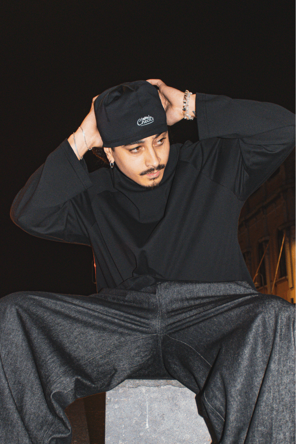 Tech Beanie Black | CHECKS DOWNTOWN