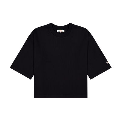 Wide Tee Black | CHECKS DOWNTOWN