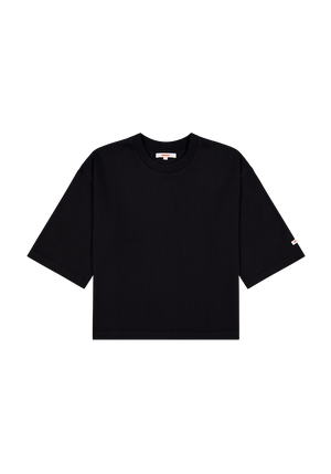Wide Tee Black | CHECKS DOWNTOWN