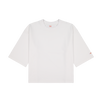 Wide Tee White | CHECKS DOWNTOWN