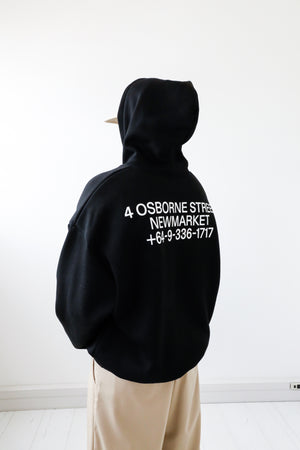 Osborne Hoodie Black | CHECKS DOWNTOWN