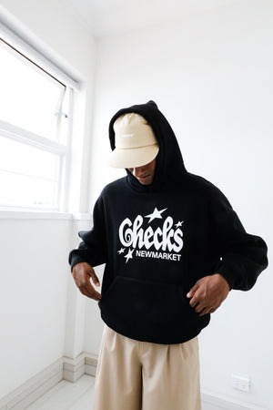 Osborne Hoodie Black | CHECKS DOWNTOWN