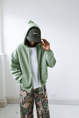 Classic Zip Hoodie Celery | CHECKS DOWNTOWN