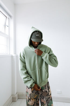 Classic Zip Hoodie Celery | CHECKS DOWNTOWN