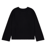 Idle Waffle Top Black | CHECKS DOWNTOWN