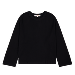 Idle Waffle Top Black | CHECKS DOWNTOWN