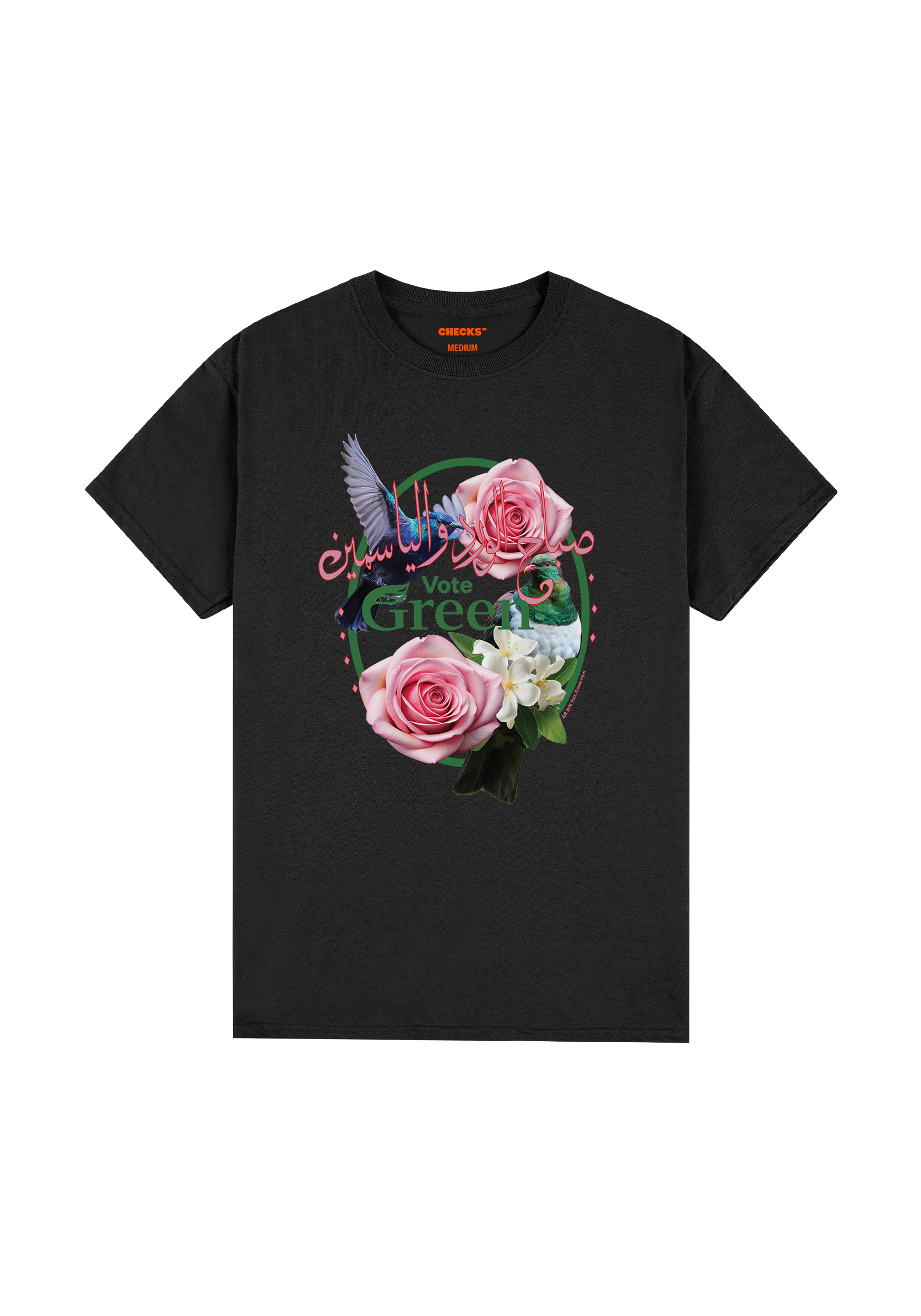Checks x Yasmine Serhan Fundraiser T-shirt Black