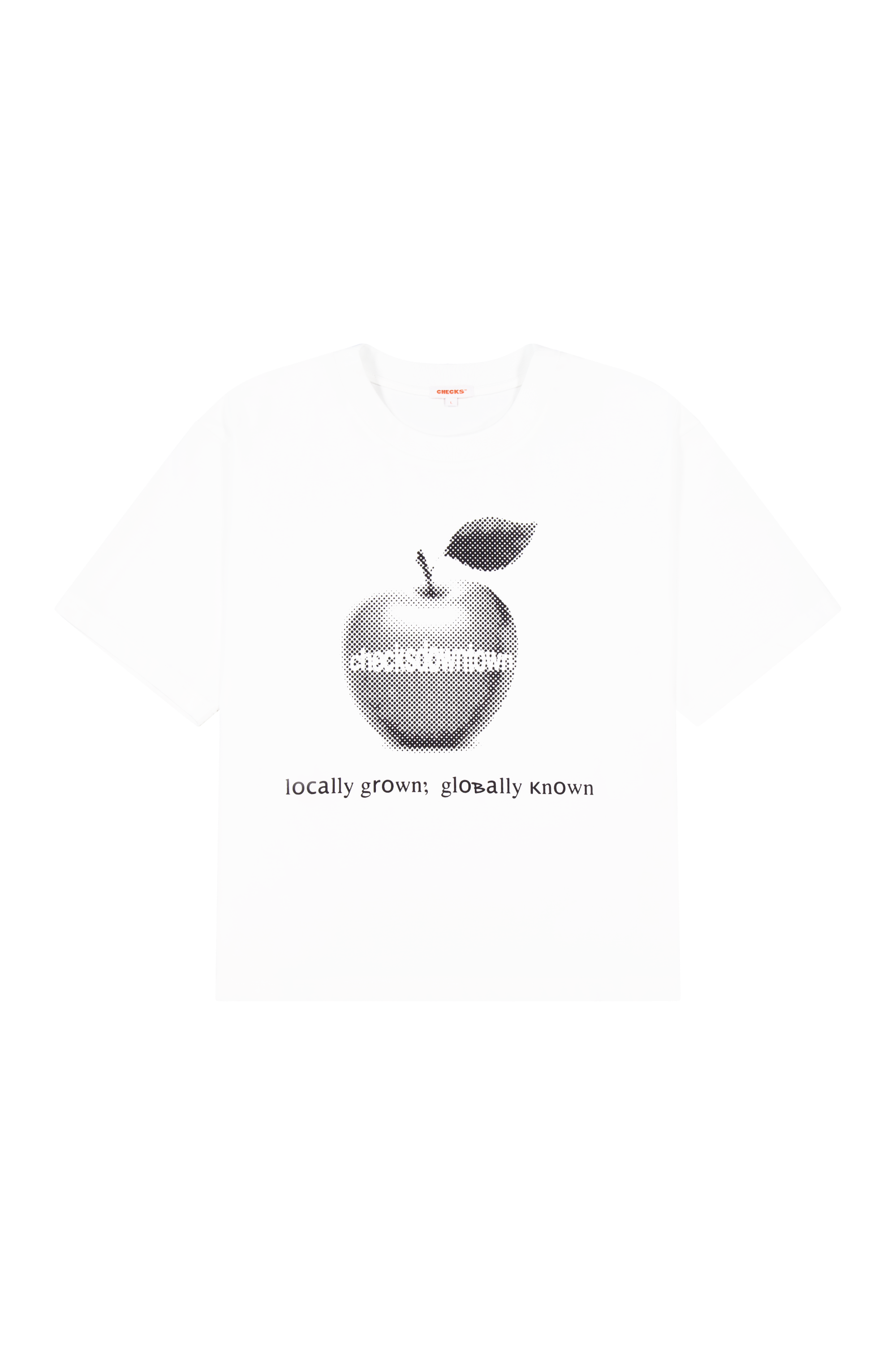 Apple T-shirt White | CHECKS DOWNTOWN