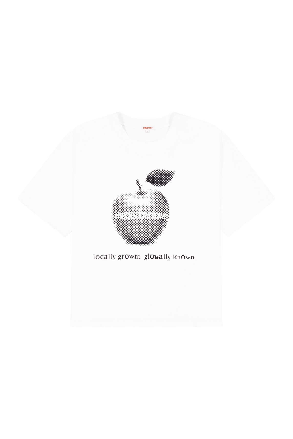 Apple T-shirt White | CHECKS DOWNTOWN