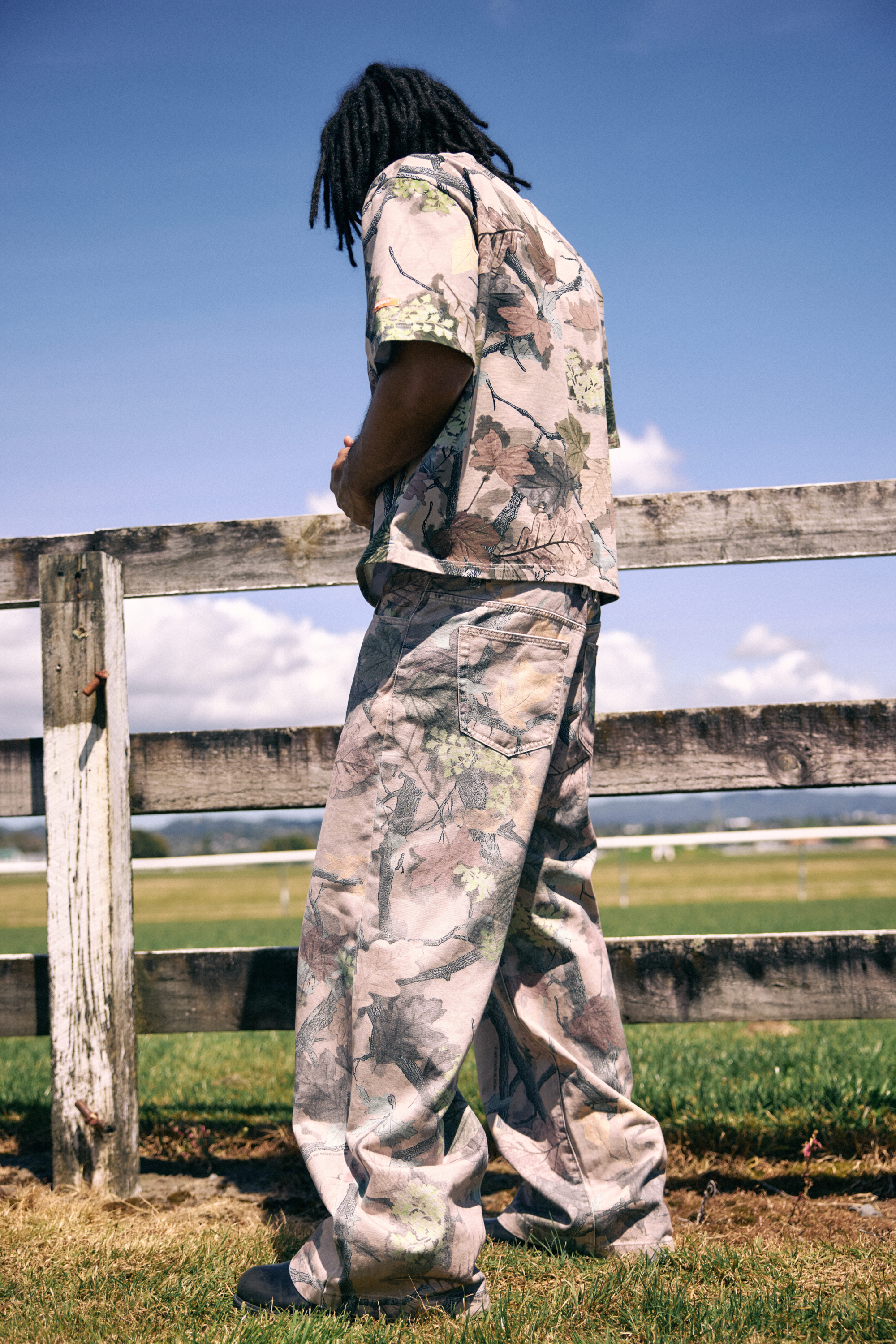 Native Camo T-shirt Brown | CHECKS DOWNTOWN