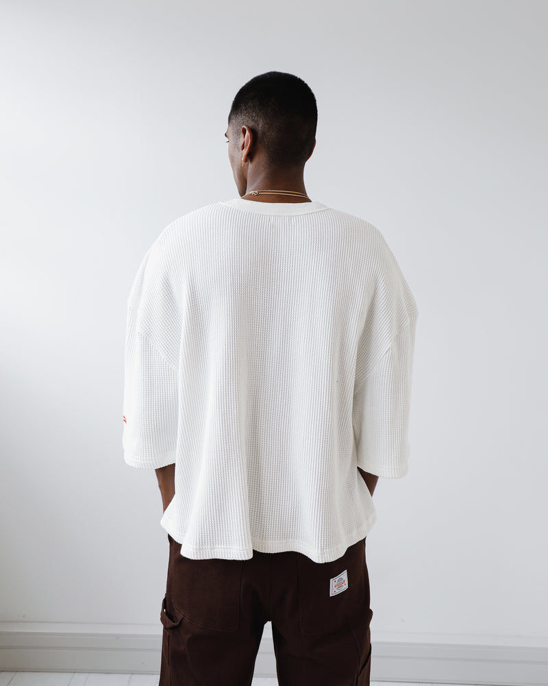 Waffle Tee White | CHECKS DOWNTOWN