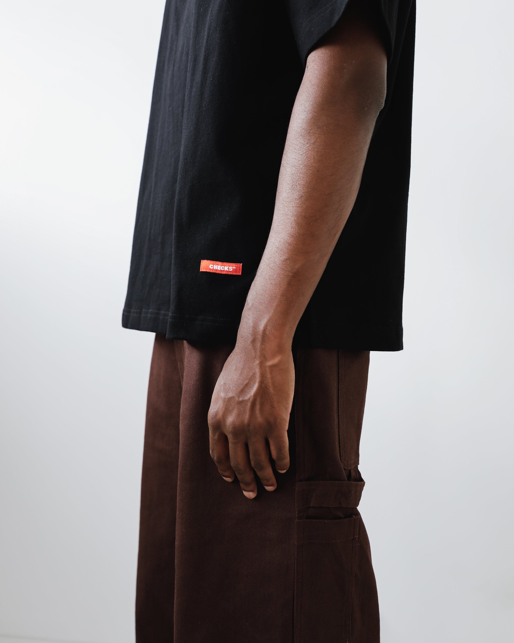 Evergreen Tee Black | CHECKS DOWNTOWN