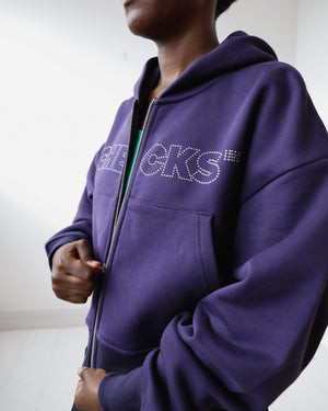 Juicy Hoodie Purple | CHECKS DOWNTOWN