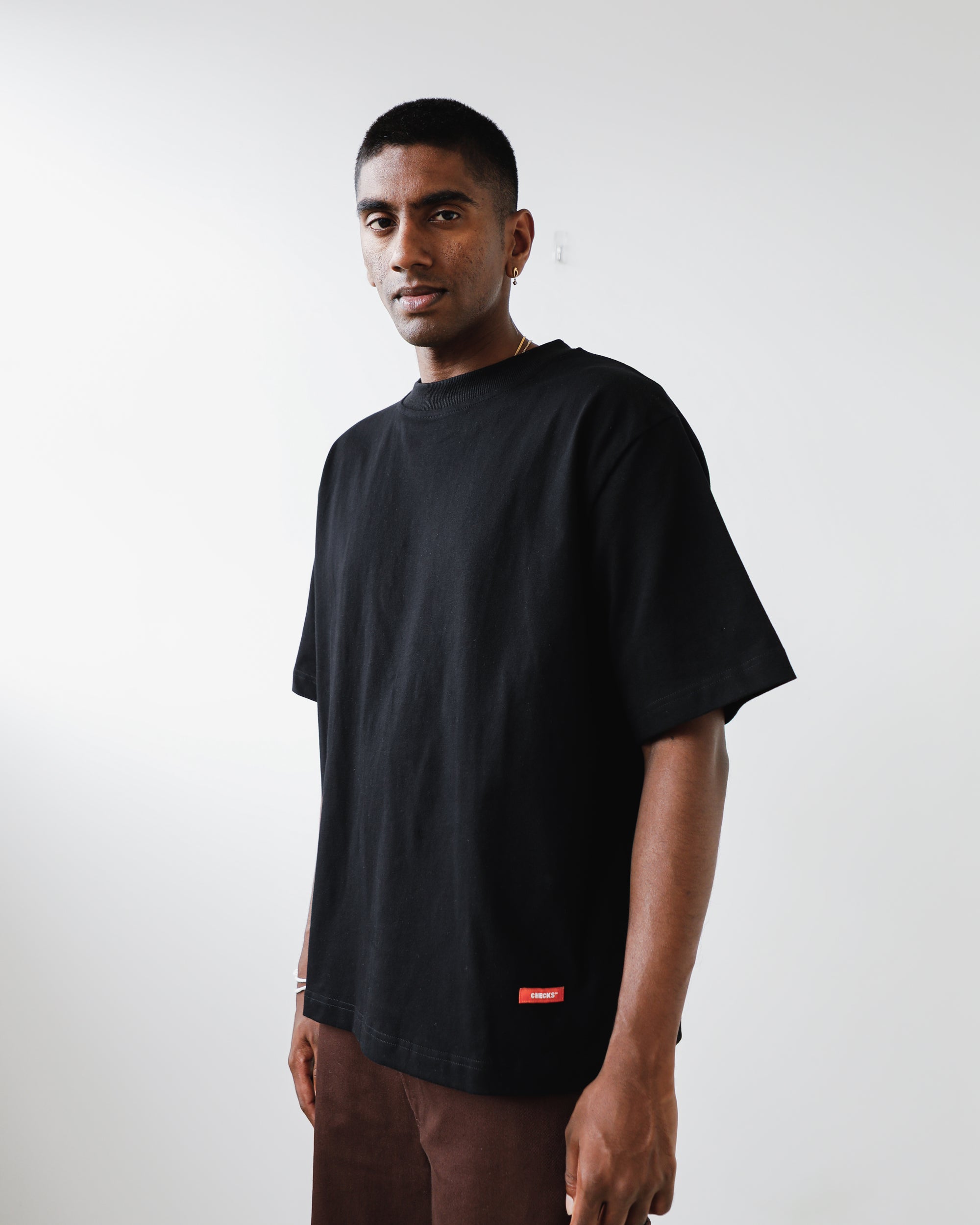 Evergreen Tee Black | CHECKS DOWNTOWN