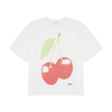 Cherries Tee White | CHECKS DOWNTOWN